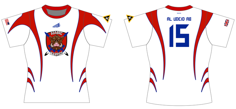 Al Udeid RFC Custom Insert QuadFlex Rugby Jersey #J1b