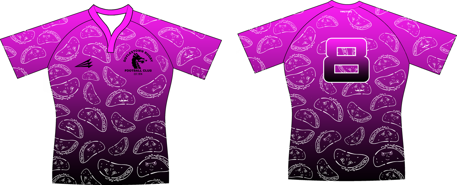 Doylestown Lady Dragons Rugby Game Jersey #J4