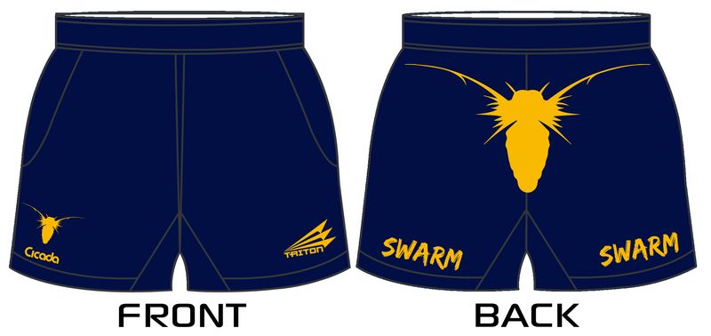 Cicada Swarm Rugby Custom DriFlex Shorts #RS2b