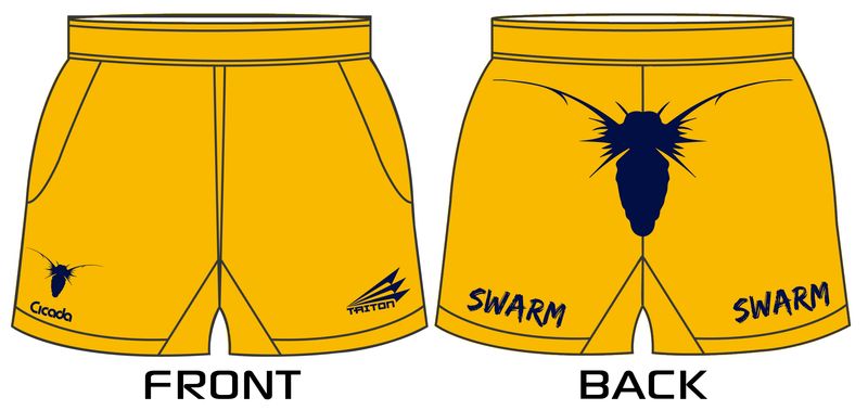 Cicada Swarm Rugby Custom DriFlex Shorts #RS3b