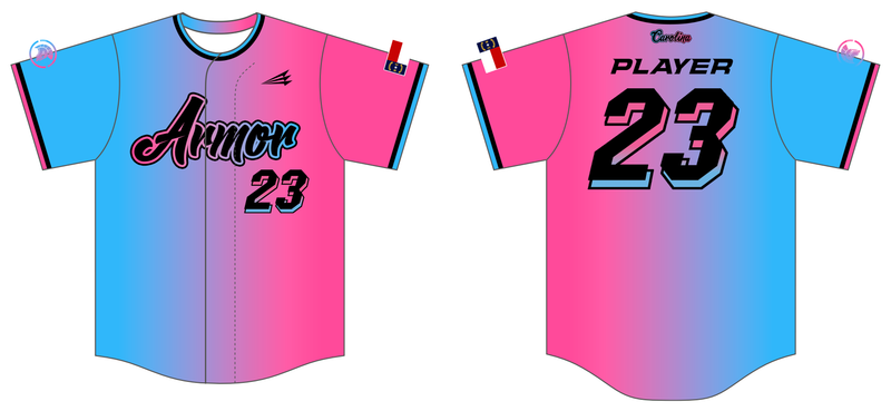Carolina Armor-Glory Custom HexaFlex Baseball Jersey #J3C