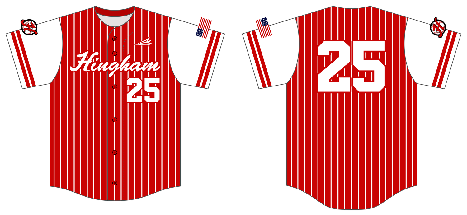 Hingham Baseball Custom Nanodri Baseball Jersey #J11B