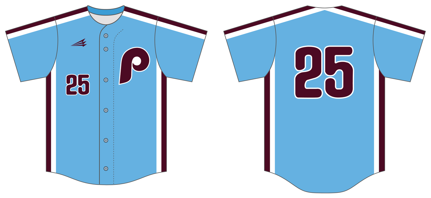 Mifflinburg Phillies Custom NanoDri Baseball Jersey #J2C