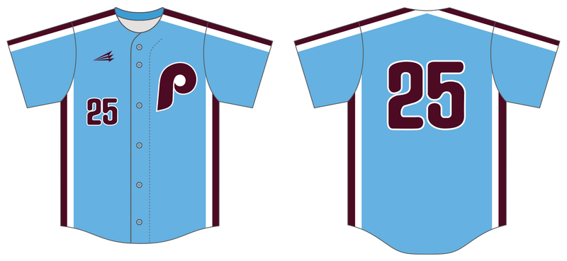Mifflinburg Phillies Custom NanoDri Baseball Jersey #J2C