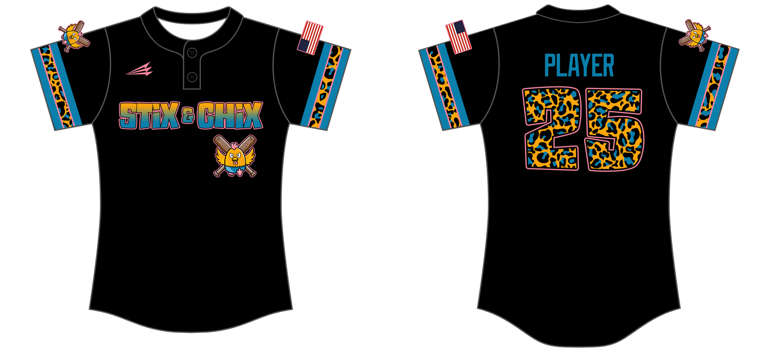Stix &amp; Chix Custom HexaFlex Softball Jersey #J2E