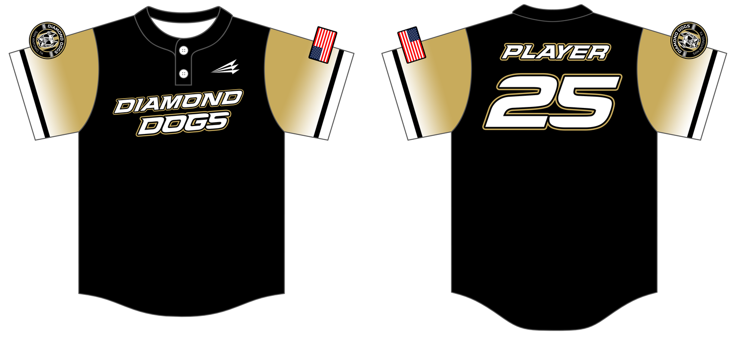 Diamond Dogs Custom HexaFlex Baseball Jersey #J2B