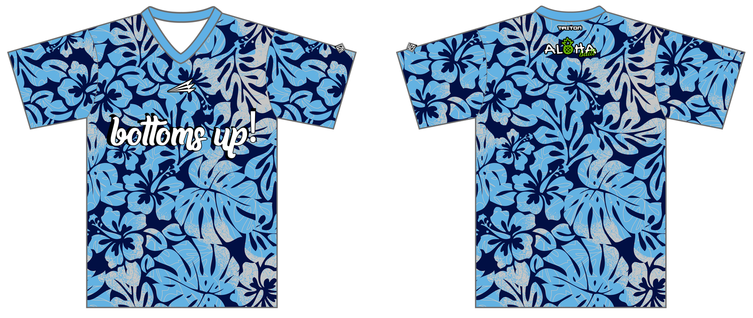 Oahu Jr Bowlers Custom Men&#39;s HyperDri Soccer Jersey #J2a