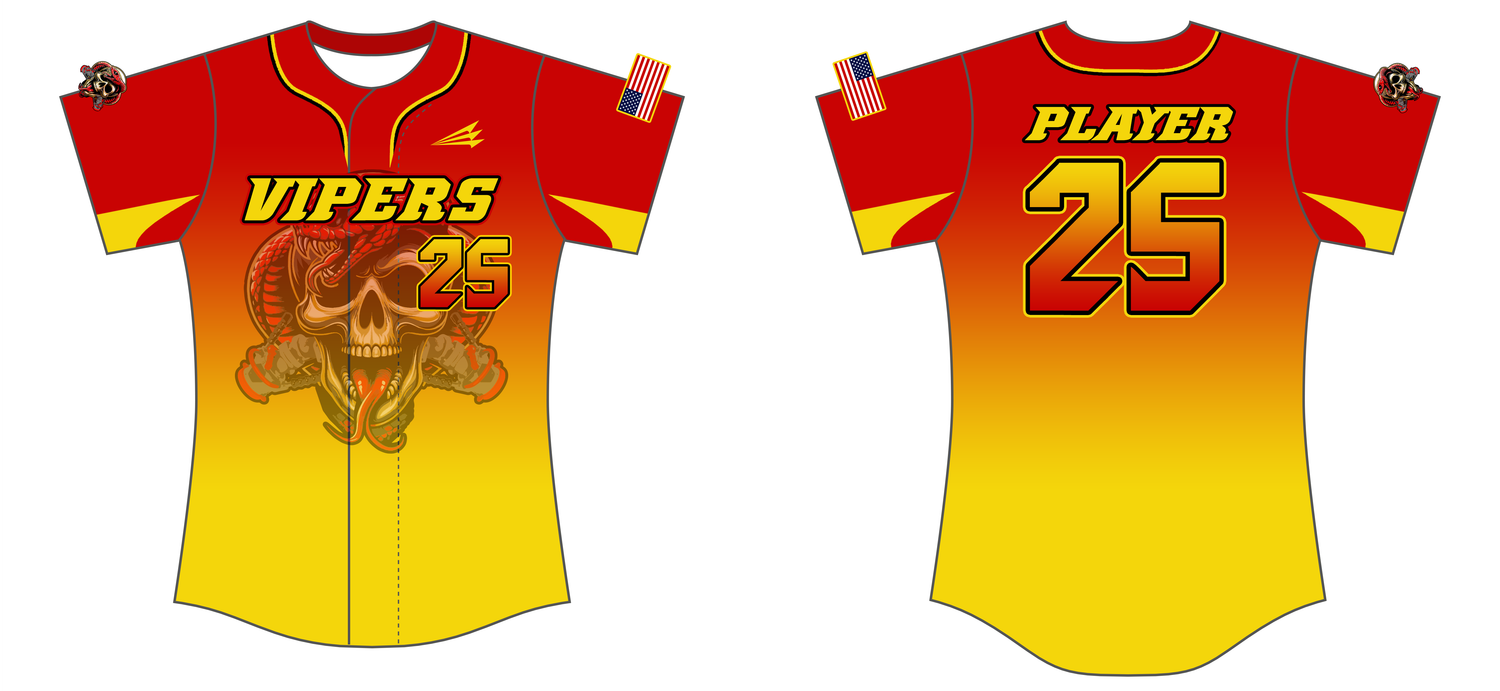 Spang Vipers Custom Nanodri Softball Jersey #J1