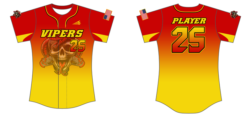Spang Vipers Custom Nanodri Softball Jersey #J1