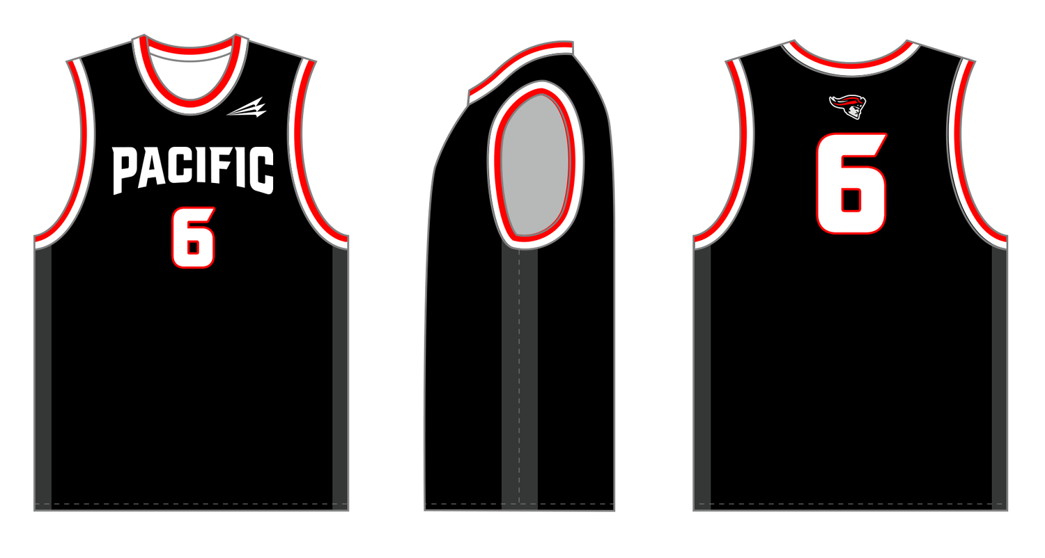 Pacific Baptist Patriots Custom HexaFlex Basketball Jersey #J5