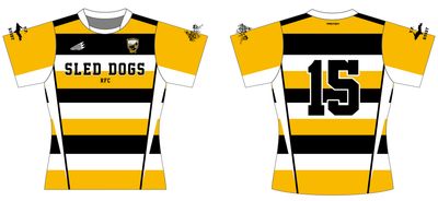 Sled Dogs Rugby Custom Insert QuadFlex Jersey #J3b