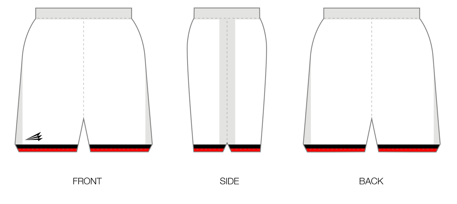 Pacific Baptist Patriots Custom HexaFlex Basketball Shorts #BS6