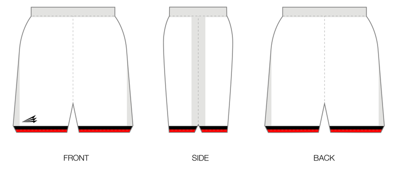 Pacific Baptist Patriots Custom HexaFlex Basketball Shorts #BS6