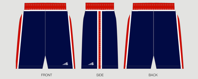 WCS Basketball Custom HexaFlex Shorts #BS10b