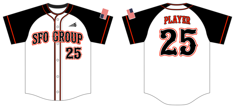 SFO Group Custom HexaFlex Baseball Jersey #J3
