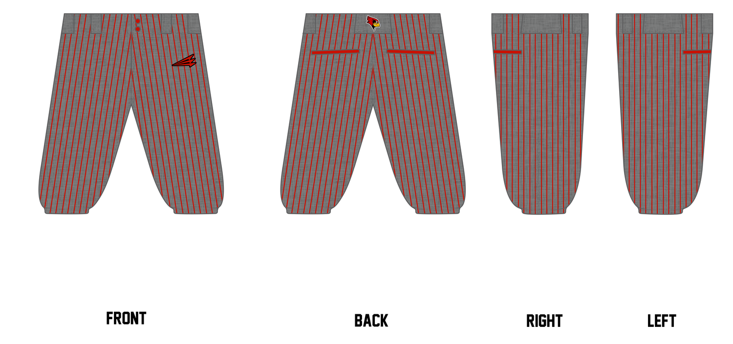 River City Redbirds Custom Knicker Baseball Pant #BP8b