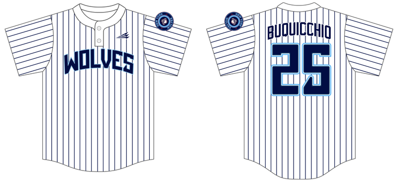 NY Wolves Custom NanoDri Baseball Jersey #J14B