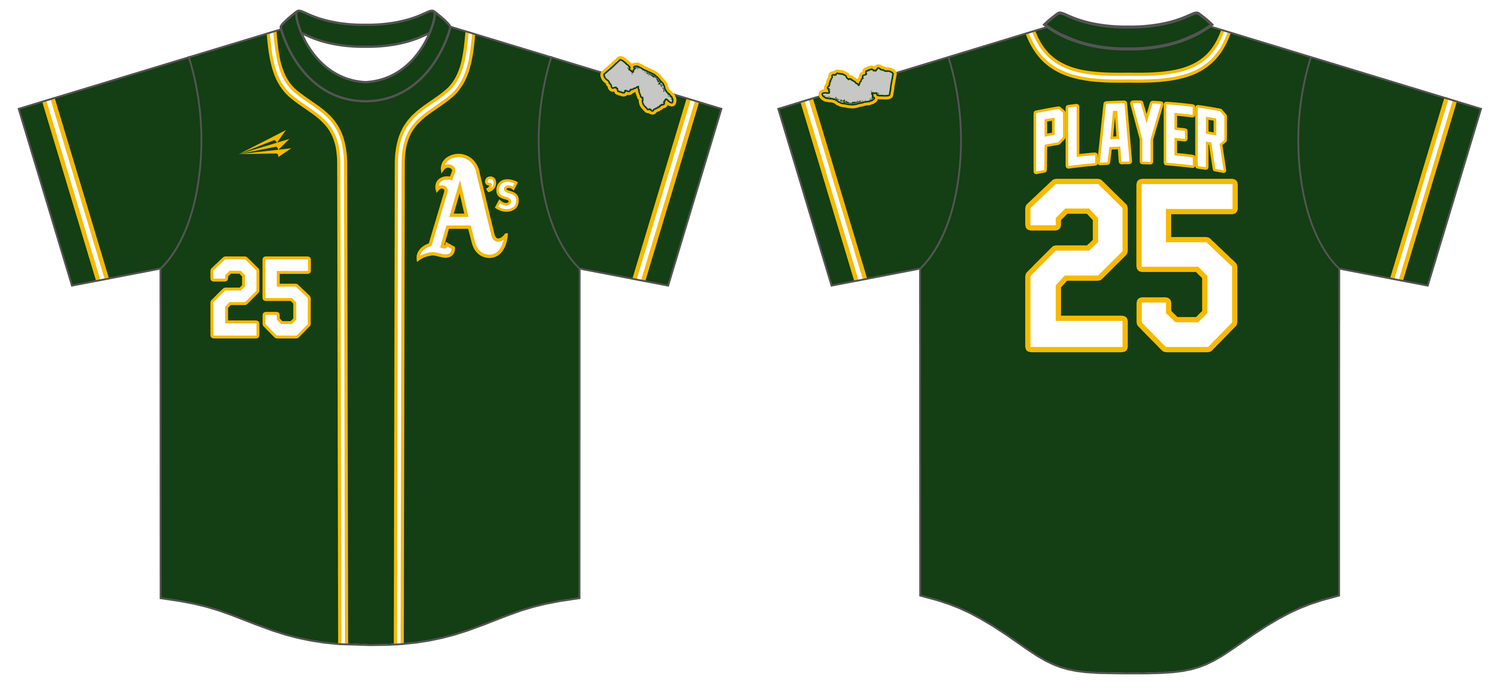 Hamilton A&#39;s Custom Nanodri Baseball Jersey #J26D