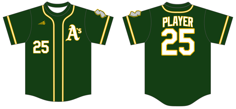 Hamilton A&#39;s Custom Nanodri Baseball Jersey #J26D