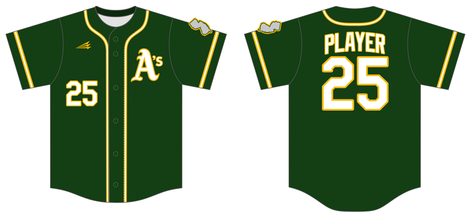 Hamilton A&#39;s Custom Nanodri Baseball Jersey #J26C
