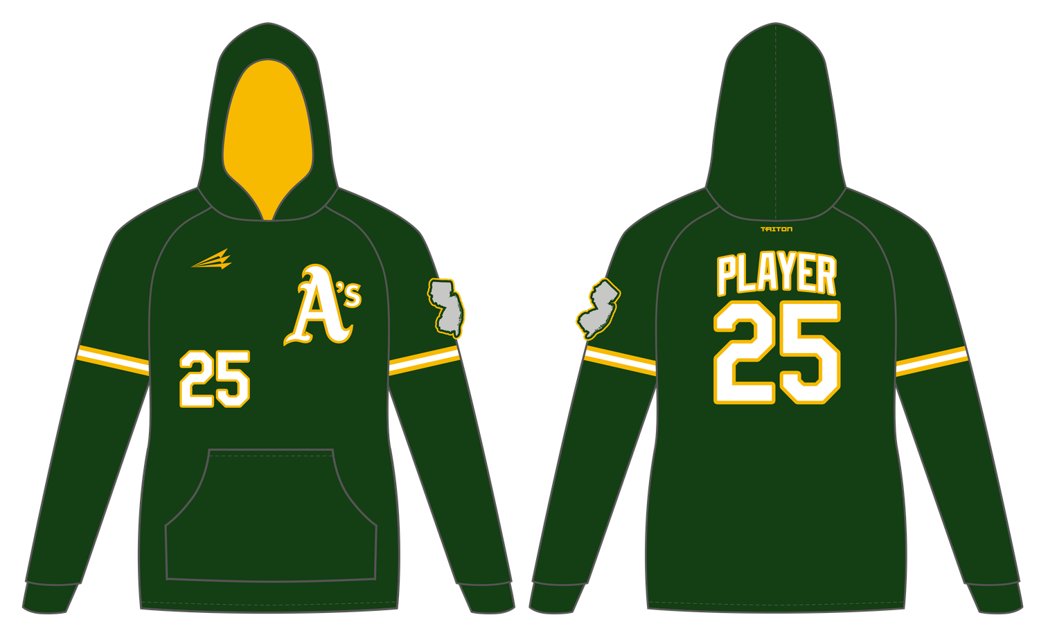 Hamilton A&#39;s Custom Vulcan Hoodie #VH5B