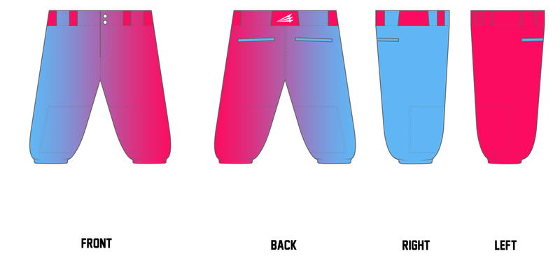 Columbia County Cannons Custom Knicker Baseball Pant #BP1B