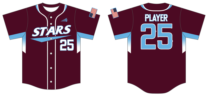 Stars (Rhodes) Custom NanoDri Baseball Jersey #J2B