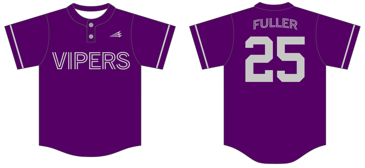 DC Vipers Custom HexaFlex Baseball Jersey #J20b