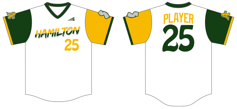 Hamilton A&#39;s Custom Nanodri Baseball Jersey #J27B