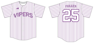 DC Vipers Custom HexaFlex Baseball Jersey #J21b