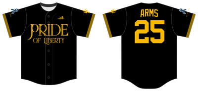 PRIDE of Liberty Staff Custom NanoDri Baseball Jersey #J5c