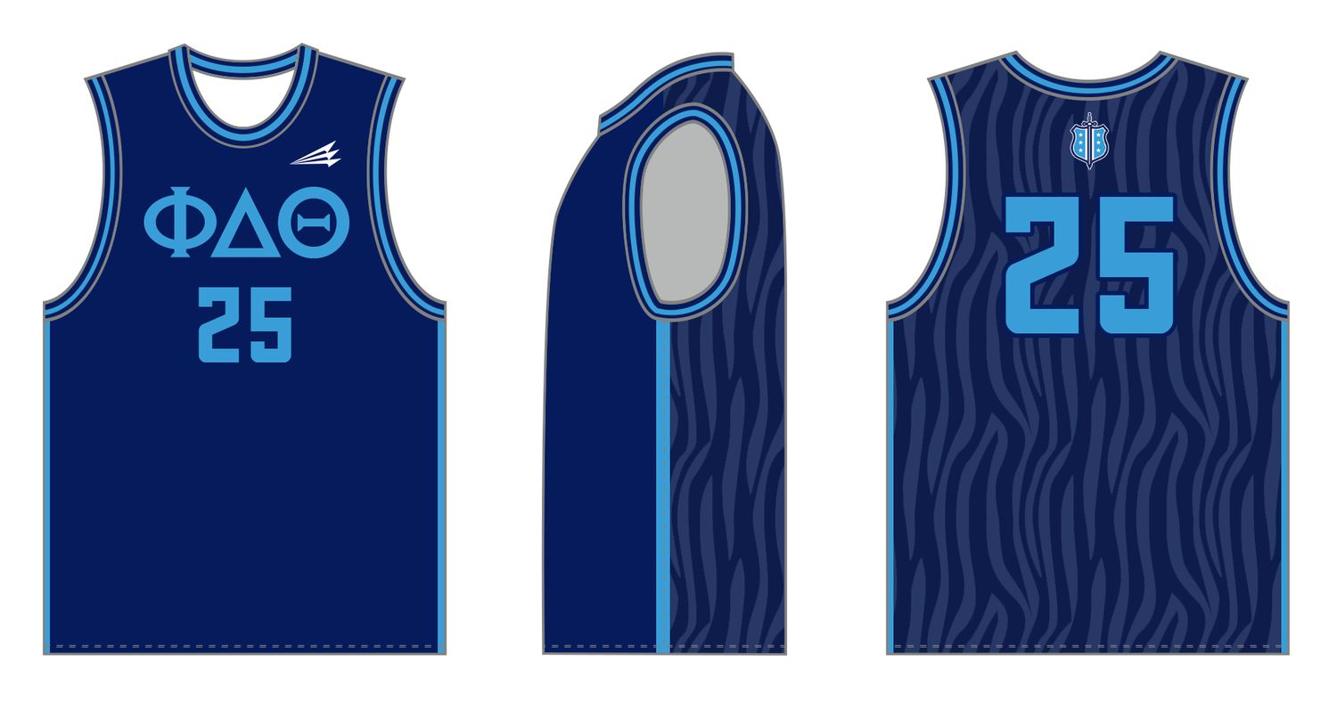 Phi Delta Theta Custom NanoDri Basketball Jersey #J1