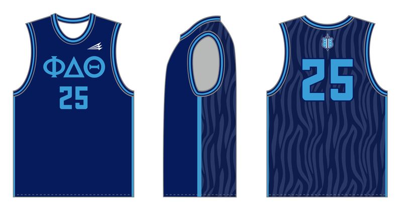Phi Delta Theta Custom NanoDri Basketball Jersey #J1