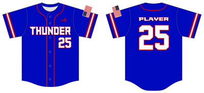 Troy Thunder Custom NanoDri Baseball Jersey #J3B