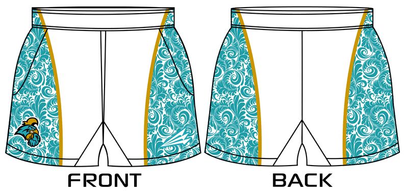 Coastal Carolina Custom Rugby Shorts #RS1