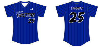 North GA Twisters Custom HexaFlex Softball Jersey #J1d