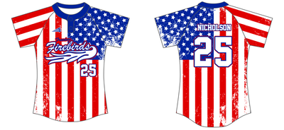 Freedom Firebirds Custom HexaFlex Softball Jersey #J4