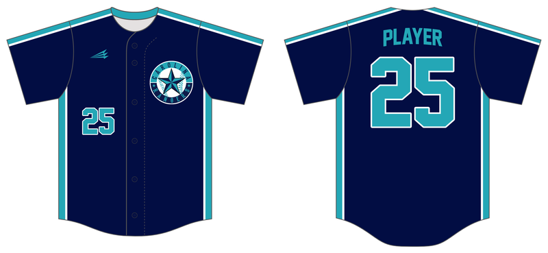 Carolina Rangers Custom HexaFlex Baseball Jersey #J3