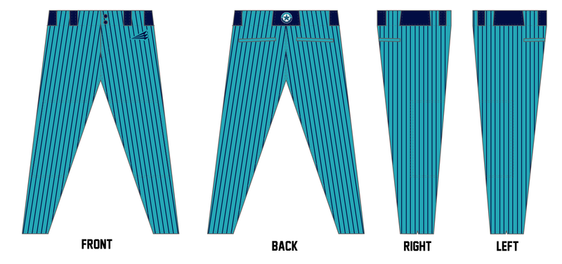 Carolina Rangers Custom Athletic Baseball Pant #BP1B