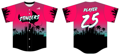 Florida Stingers Custom HexaFlex Baseball Jersey #J3