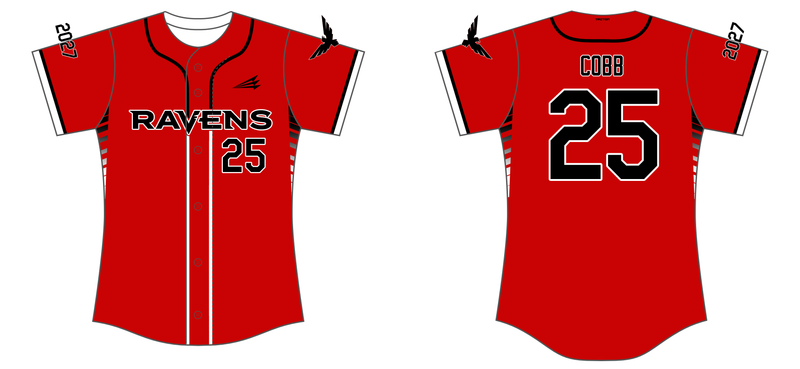 Ravens (Cobb) Custom HexaFlex Softball Jersey #J5B
