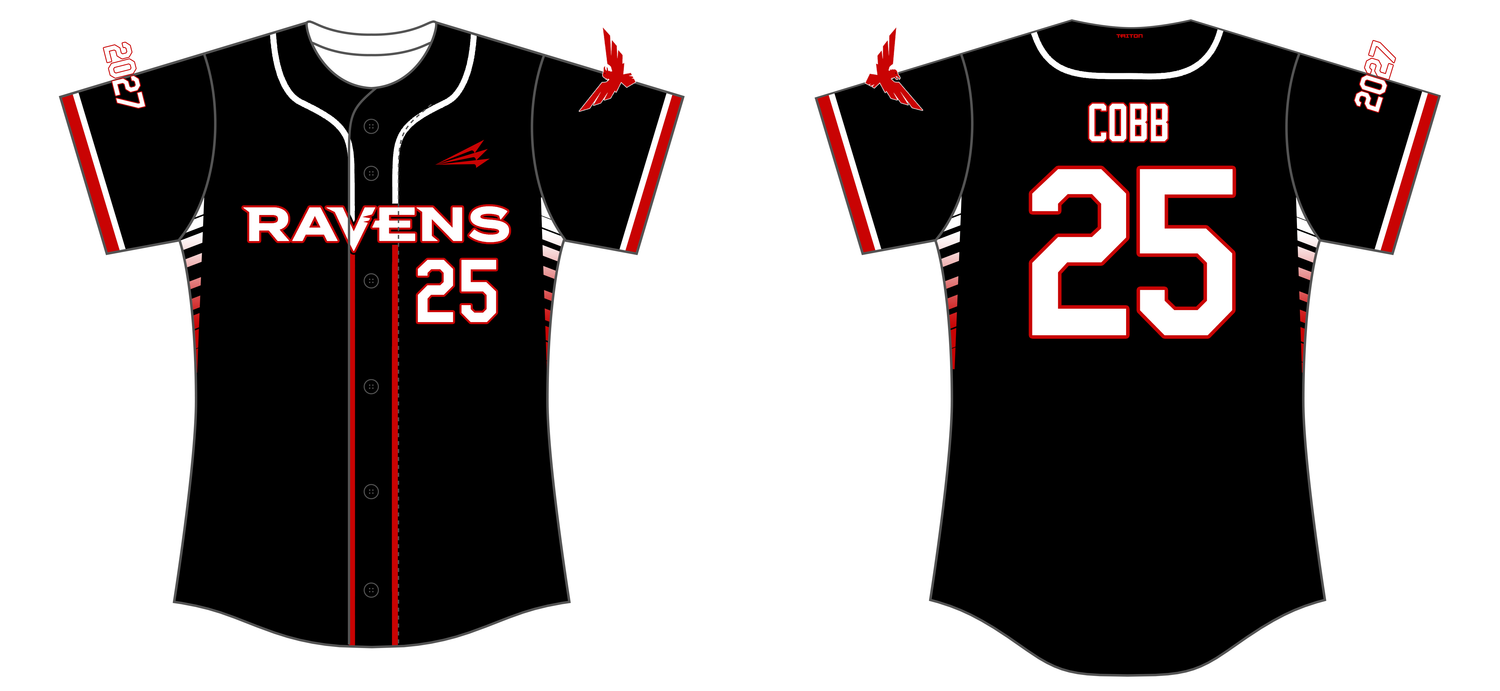 Ravens (Cobb) Custom HexaFlex Softball Jersey #J6