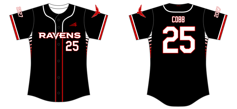 Ravens (Cobb) Custom HexaFlex Softball Jersey #J6
