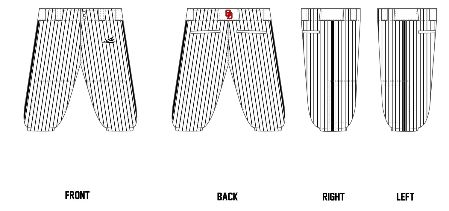 O Dawgs Custom Knicker Baseball Pant #BP18