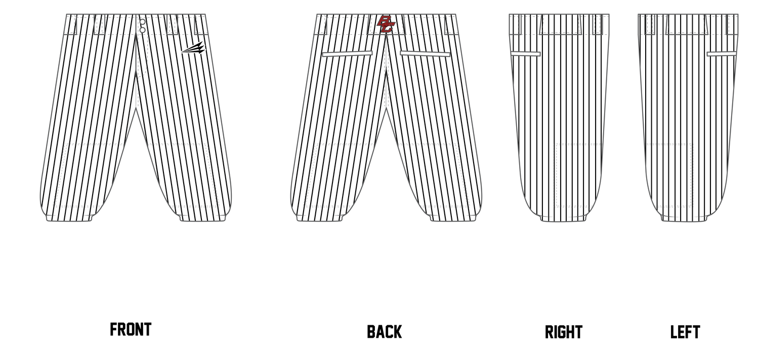 Border City Backs Custom Knicker Baseball Pant #BP6B
