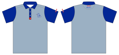 Barbers Hill Blue Sox Custom Stroker Golf Polo #GP1