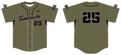 Tomahawks (Ozment) Custom Nanodri Baseball Jersey #J10