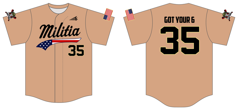 Militia Custom NanoDri Baseball Jersey #J2B