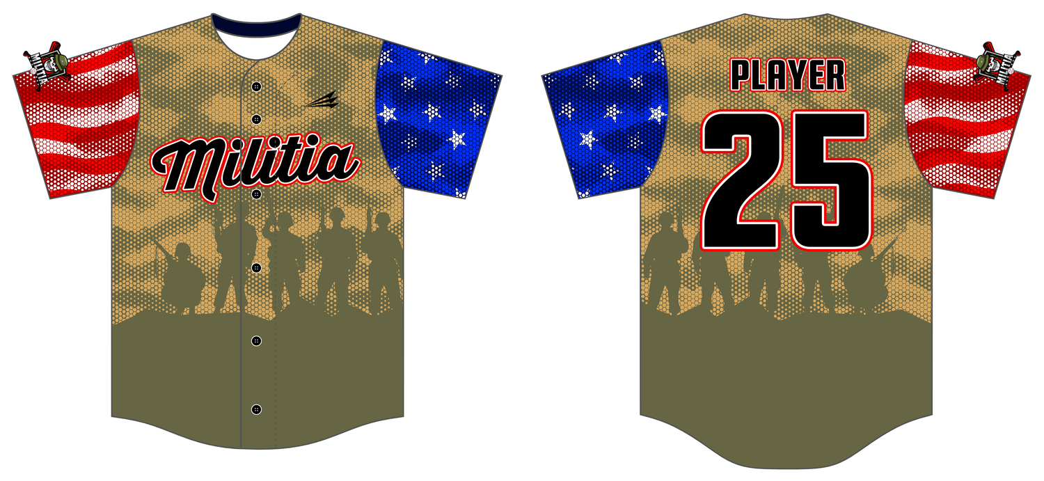 Militia Custom NanoDri Baseball Jersey #J1