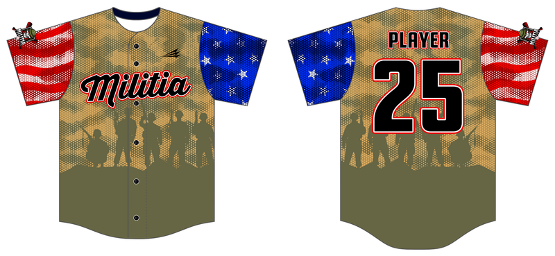 Militia Custom NanoDri Baseball Jersey #J1